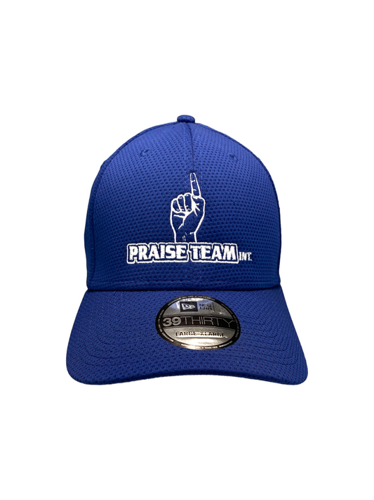 John 3:16 New Era Embroidered Royal Blue & White  Stretch Fit Cap