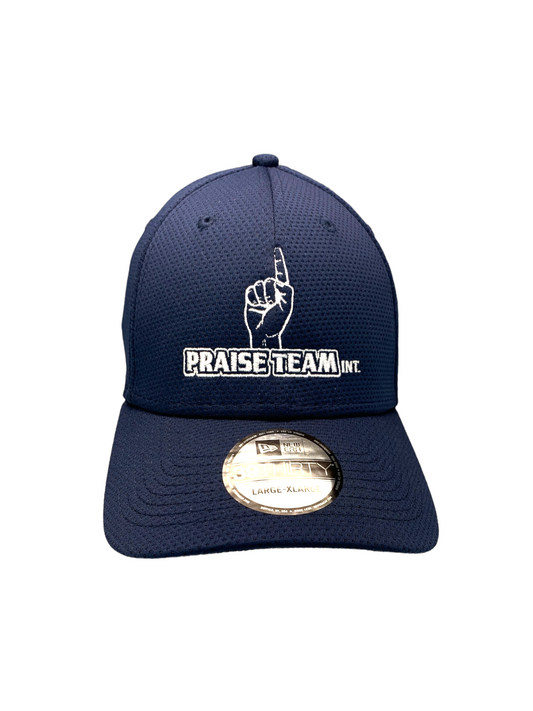John 3:16 New Era Embroidered Navy & White  Stretch Fit Cap