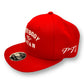 Everybody -Vs- Satan  New Era Embroidered  Red & White  Flat Bill Snapback Cap
