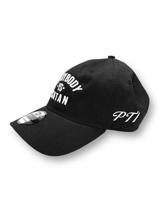 Everybody -Vs - Satan New Era Embroidered  Black & White  Unstructured Cap