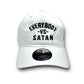Everybody -Vs-Satan New Era Embroidered  White & Black  Unstructured Cap