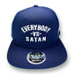 Everybody -Vs- Satan New Era Navy & White Flat Bill Snapback Cap