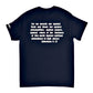 Everybody-Vs-Satan Navy & White Unisex T-shirt