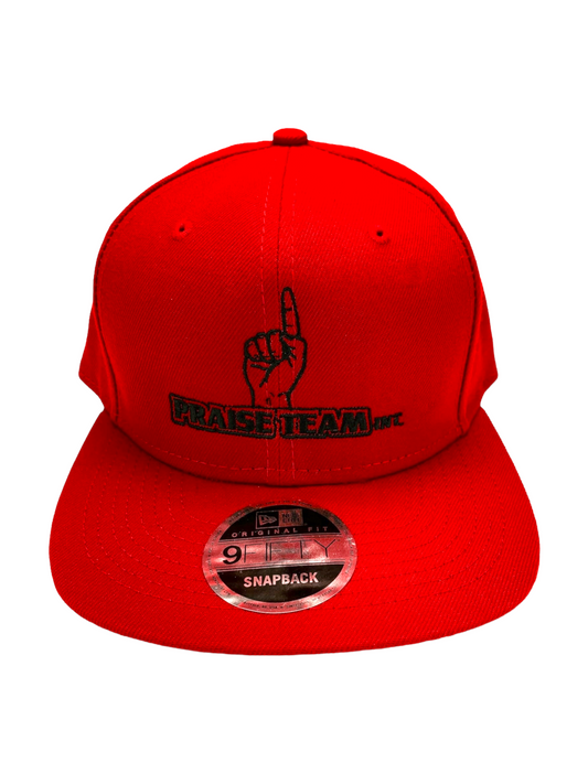 John 3:16 New Era Embroidered Red & Black  Flat Bill Snapback Cap