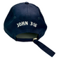 John 3:16 New Era Embroidered Navy & White Unstructured Cap