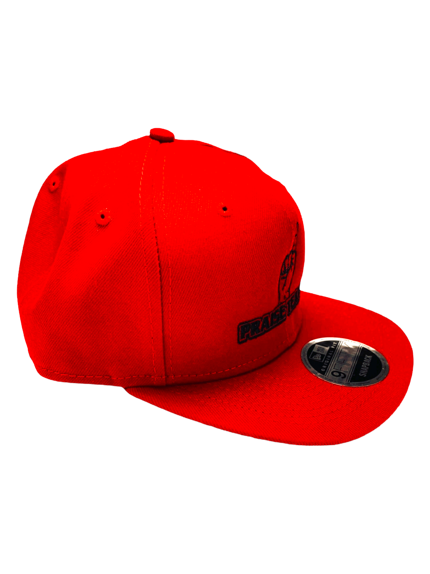 John 3:16 New Era Embroidered Red & Black  Flat Bill Snapback Cap