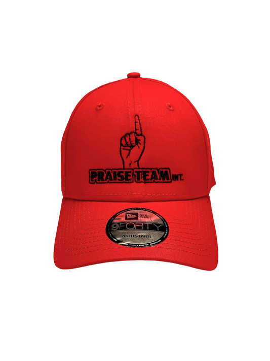 John 3:16 New Era Embroidered Red & Black Structured Cap