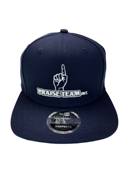 John 3:16 New Era Embroidered Navy & White  Flat Bill Snapback Cap