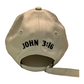 John 3:16 New Era Embroidered Stone & Black Unstructured Cap