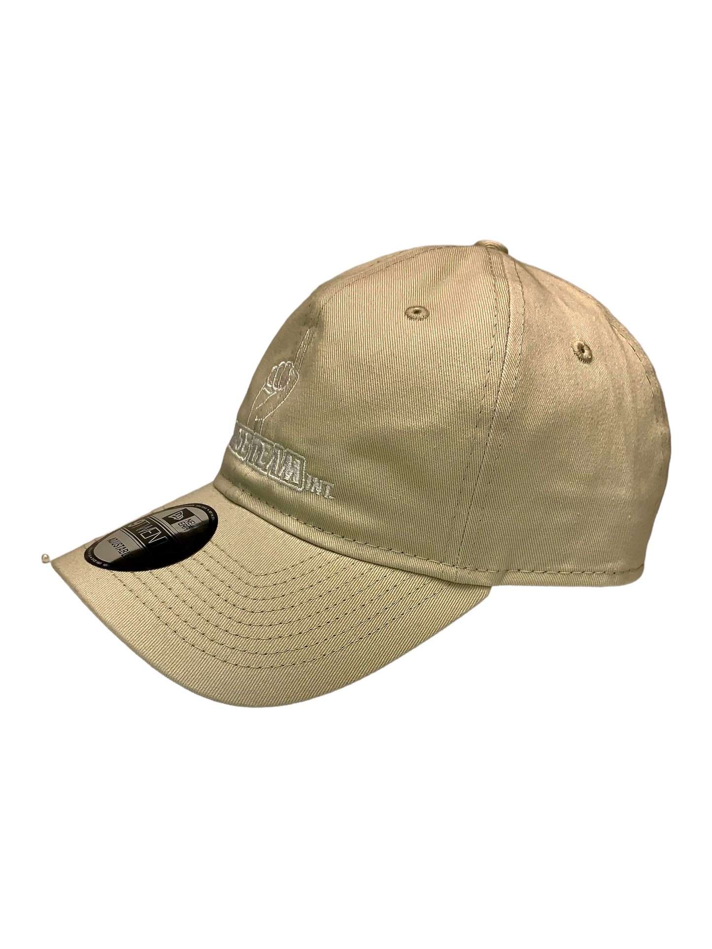 John 3:16 New Era Embroidered Stone & White Unstructured  Cap