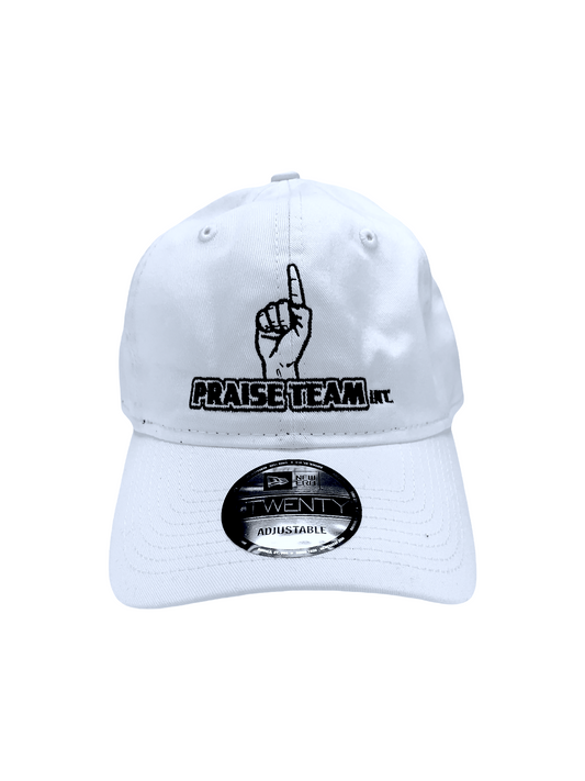 John 3:16 New Era Embroidered  White & Black Unstructured Cap
