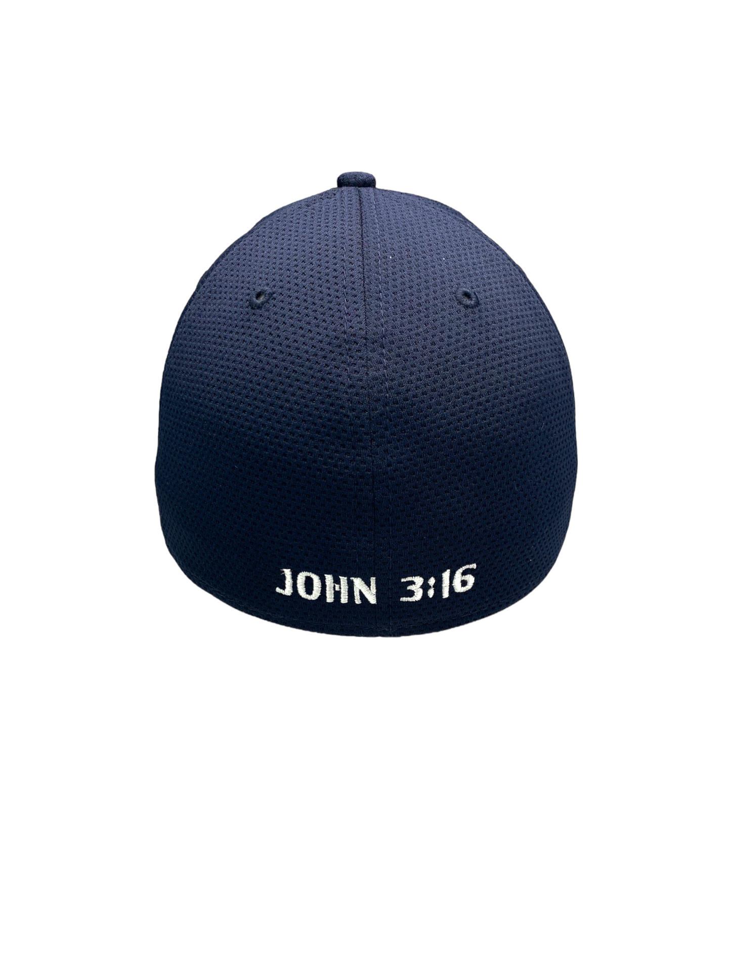 John 3:16 New Era Embroidered Navy & White  Stretch Fit Cap
