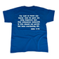 John 3:16 Neon Blue & White Youth Tee