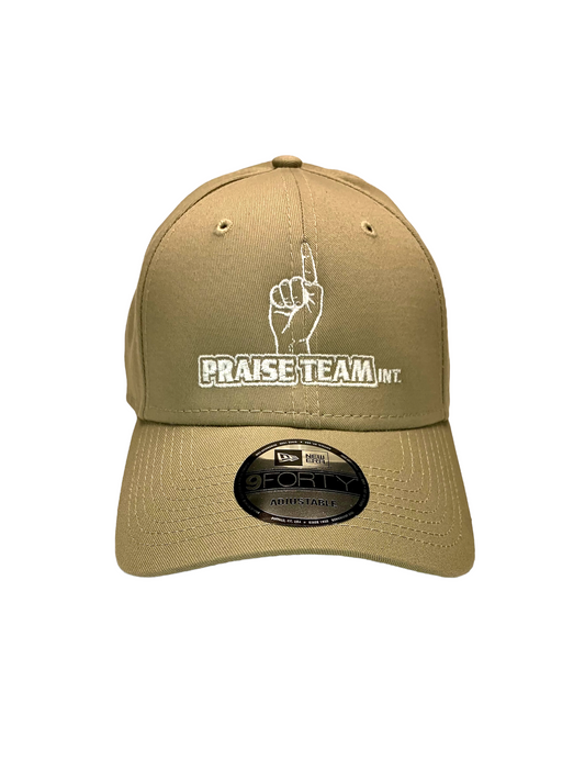 John 3:16 New Era Embroidered  Khaki & White Structured Cap